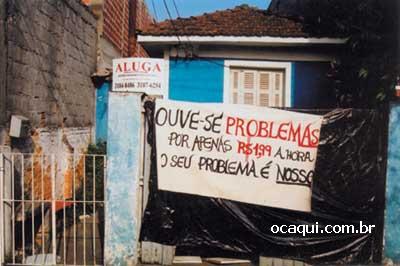 Ouvimos o seu problema