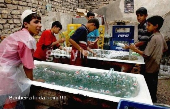 Parecem que tão limpando direitinho...