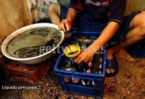 Caraca! Pepsi direto da bacia?