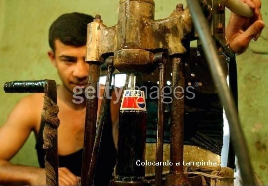 E colocando a tampinha zero bala